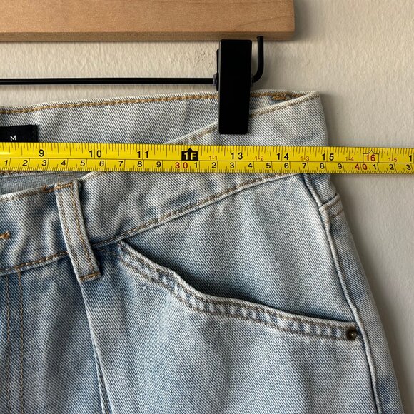 Lioness Miami Vice Cargo Jeans Denim Blue Women's Size Medium - Picture 11 of 13